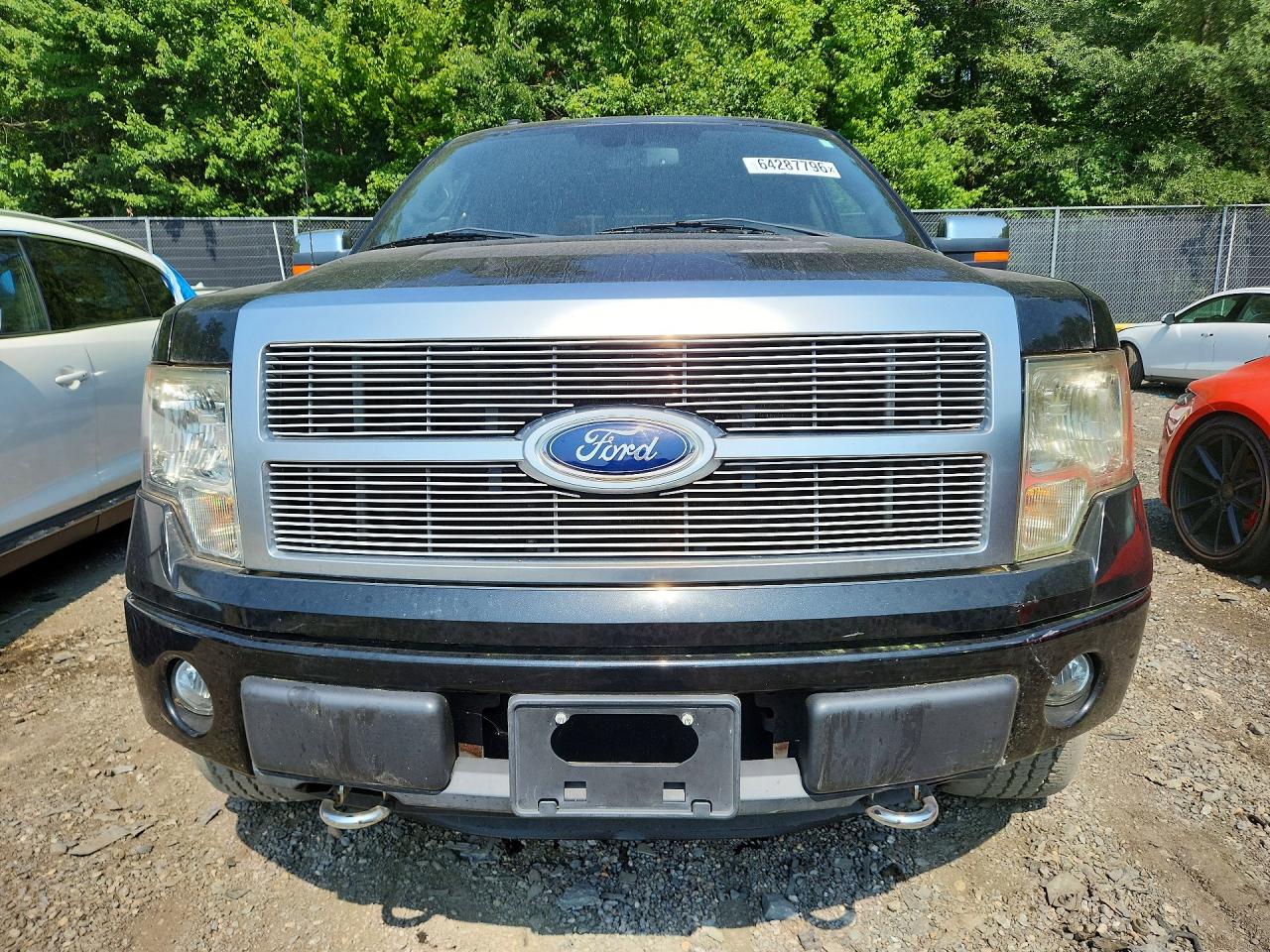 2012 Ford F150 Supercrew Black vin: 1FTFW1EF7CFA02647