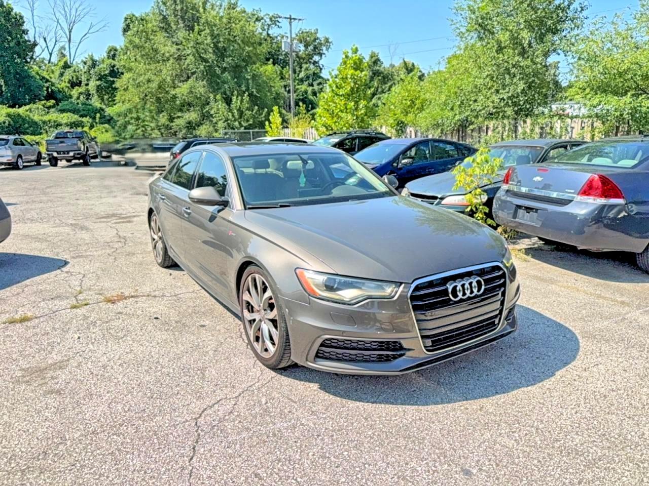 2013 Audi A6 Prestige Gray vin: WAUHGAFC8DN029872