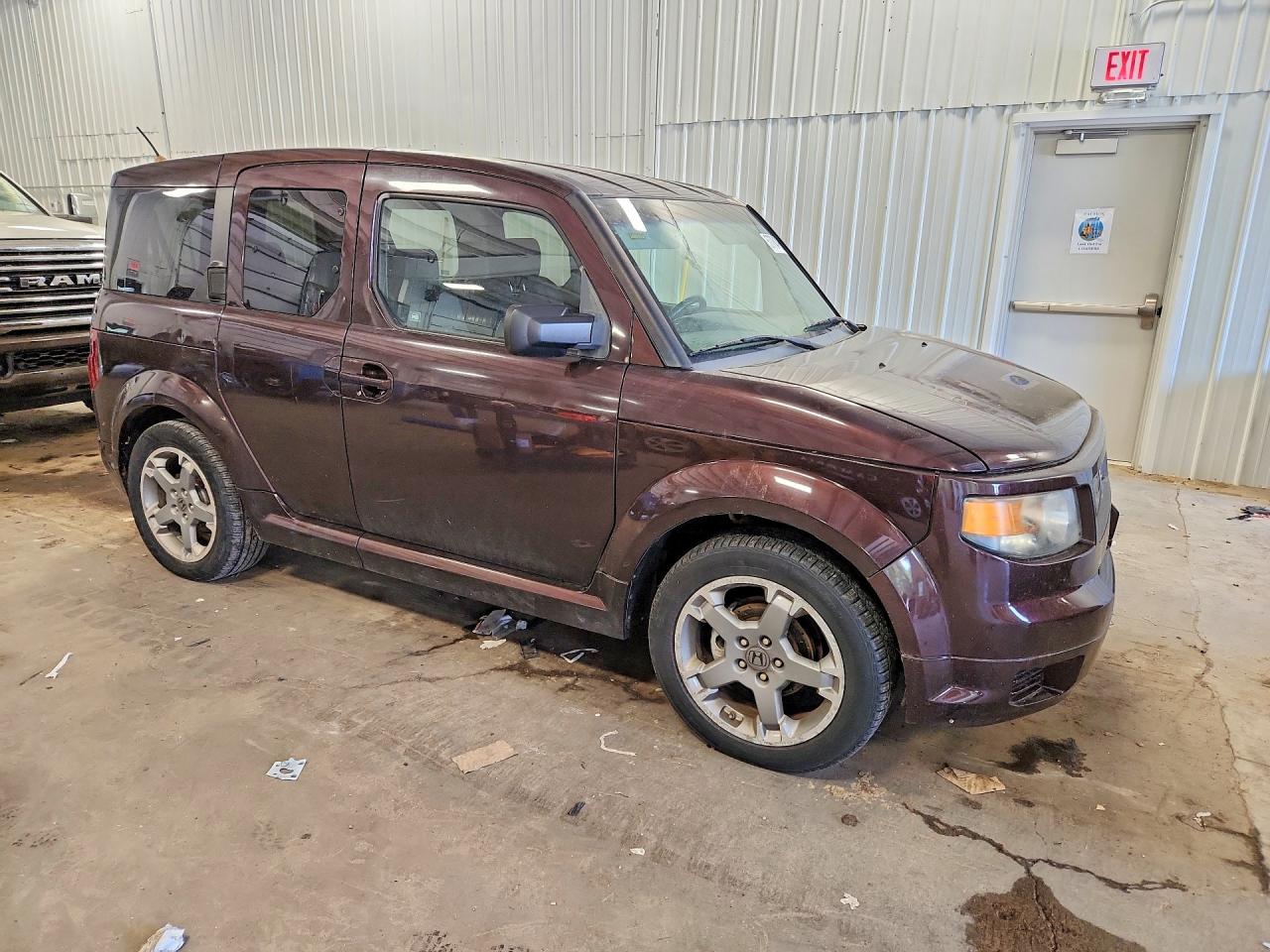 2008 Honda Element Sc Burgundy vin: 5J6YH18928L009260