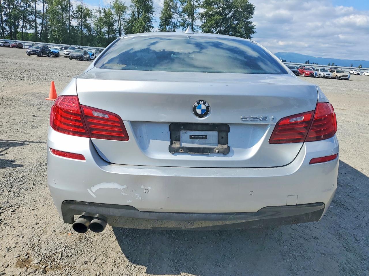 2014 Bmw 528 I Silver vin: WBA5A5C53ED504384