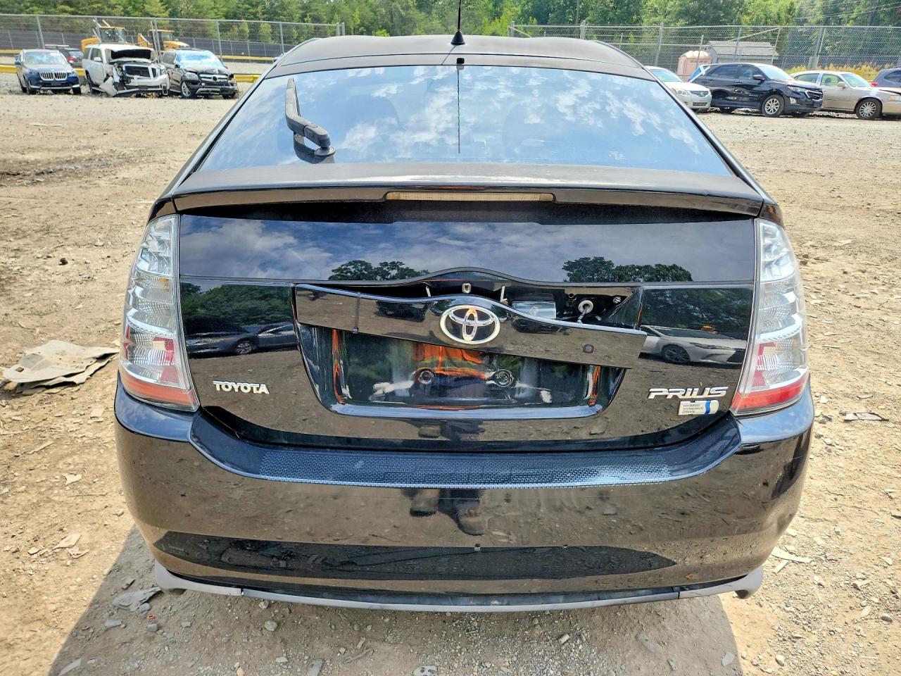 2008 Toyota Prius Base Black vin: JTDKB20U687702859