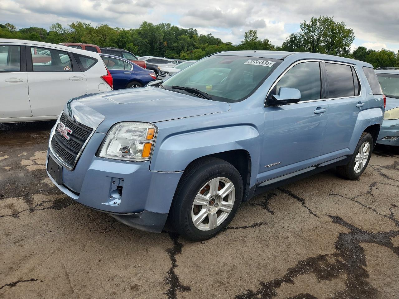 2014 Gmc Terrain Sle Blue vin: 2GKFLVEK0E6328160