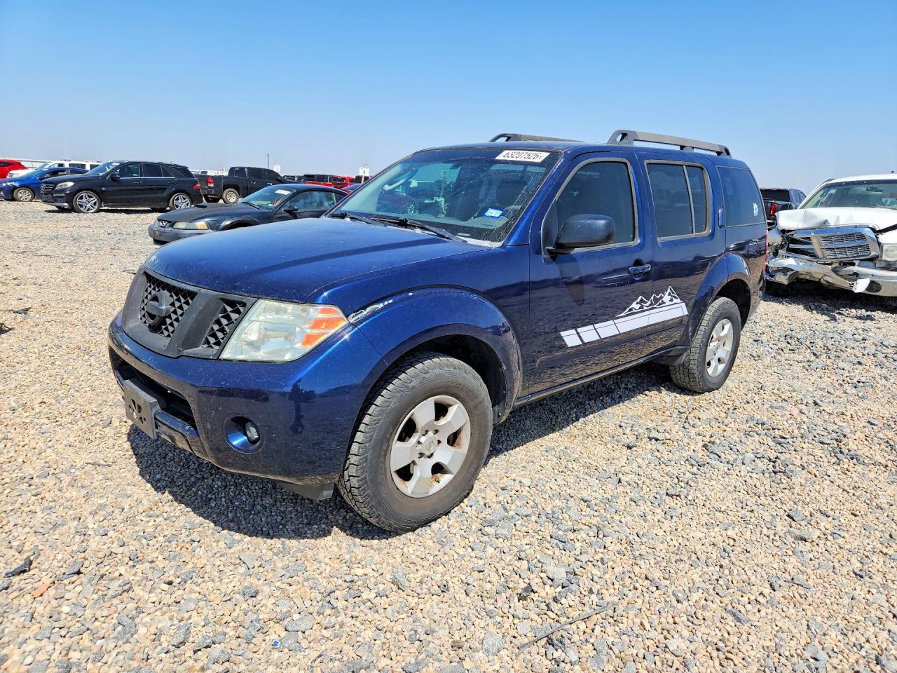 2008 Nissan Pathfinder S Синий vin: 5N1AR18B88C633079