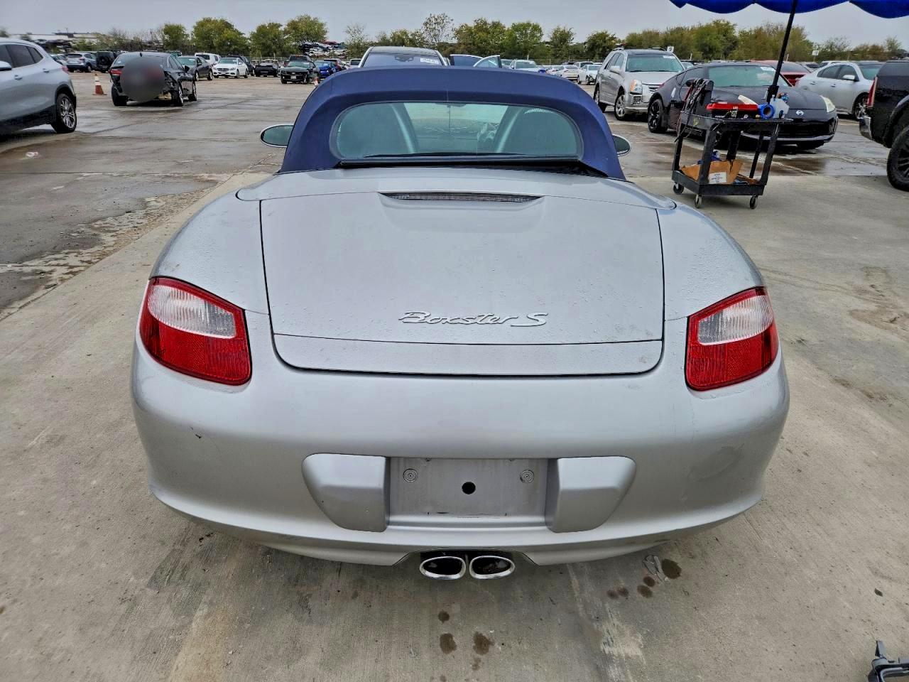 2005 Porsche Boxster S Silver vin: WP0CB29895U732123