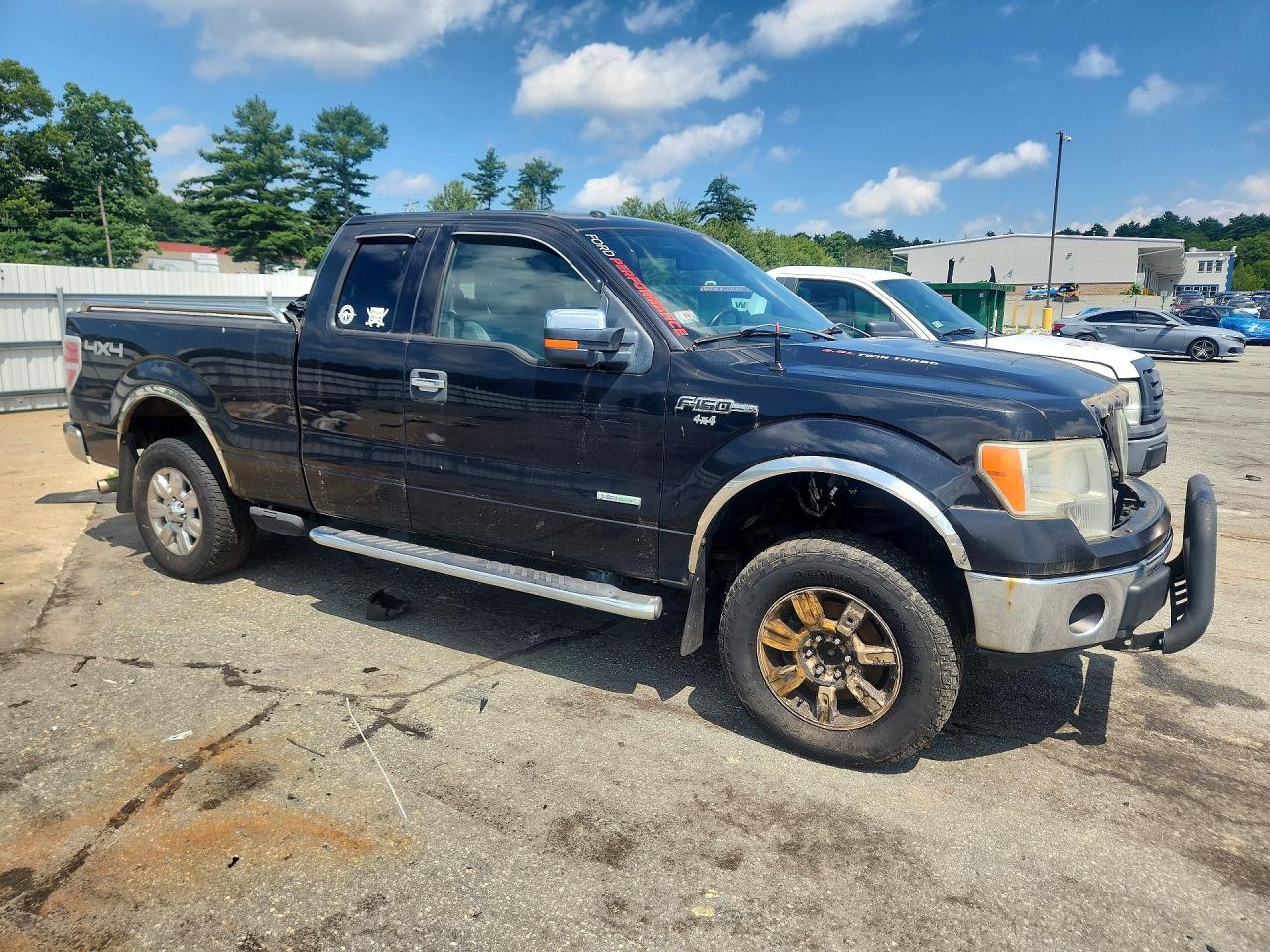 2012 Ford F150 Super Cab Black vin: 1FTFX1ET4CFA07985