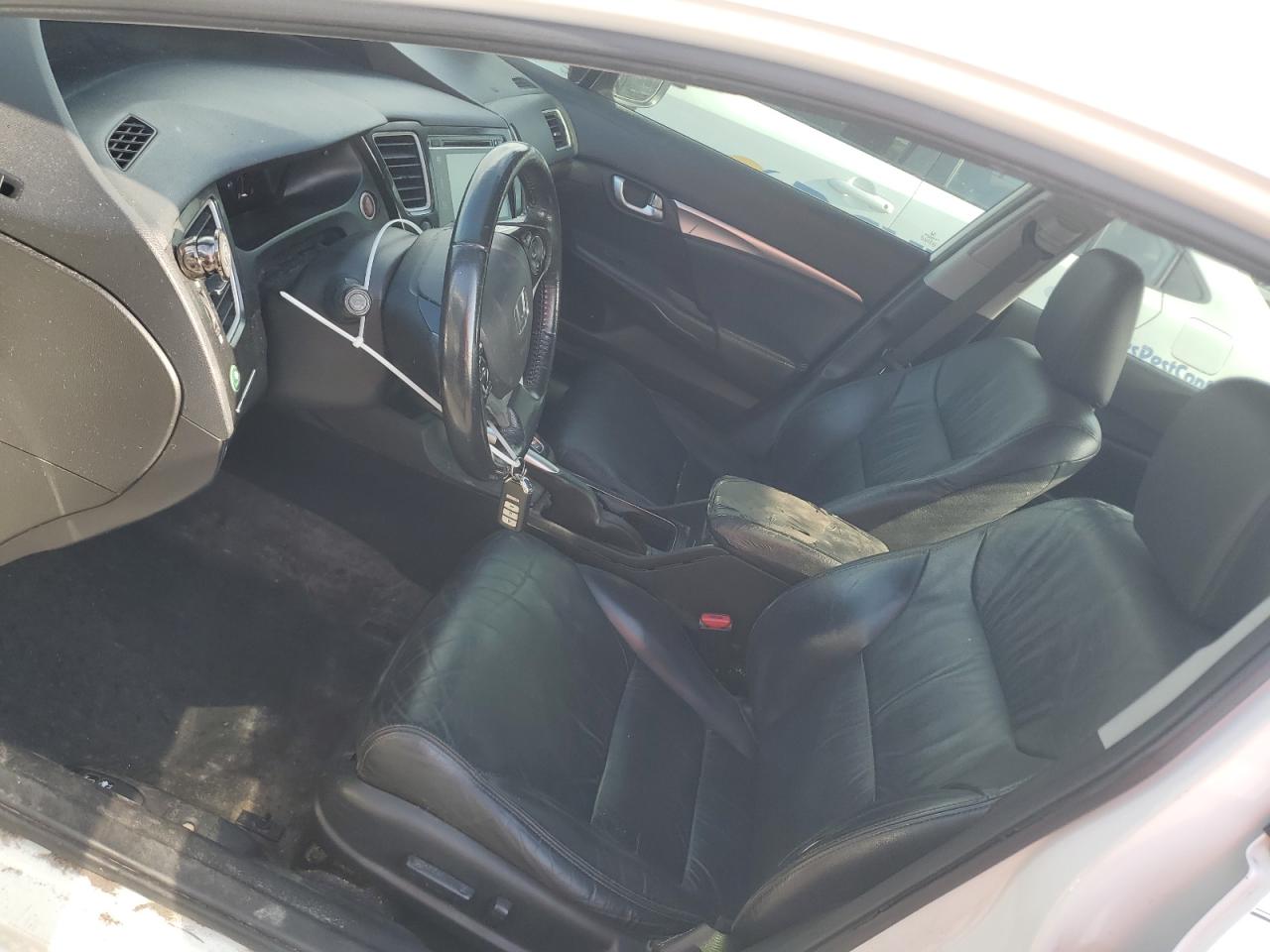 2015 Honda Civic Exl White vin: 19XFB2F95FE079378