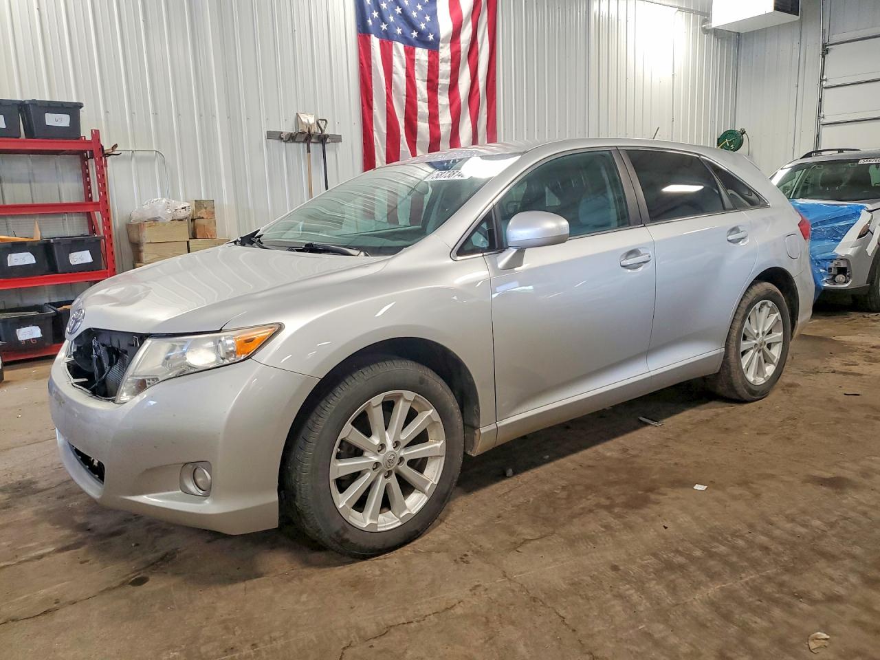 2012 Toyota Venza Le Silver vin: 4T3ZA3BBXCU060307