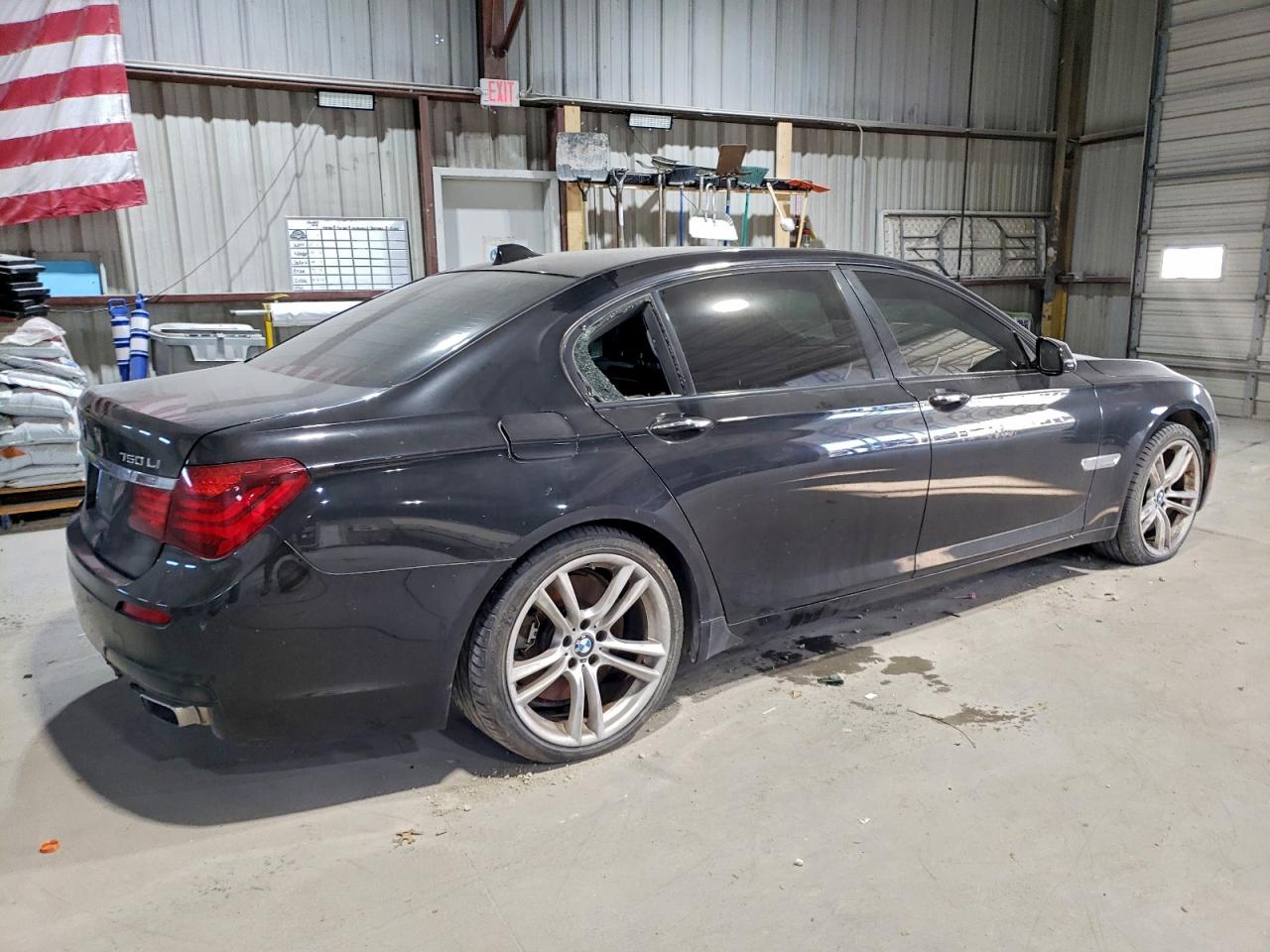 2014 Bmw 750 Li Charcoal vin: WBAYE8C56ED135698
