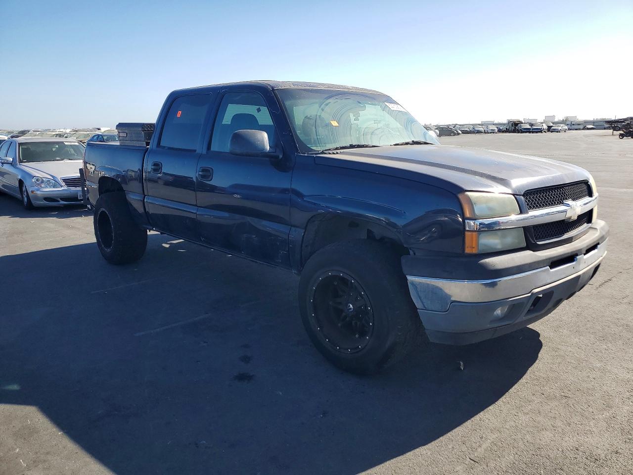 2005 Chevrolet Silverado K1500 Blue vin: 2GCEK13T851291094