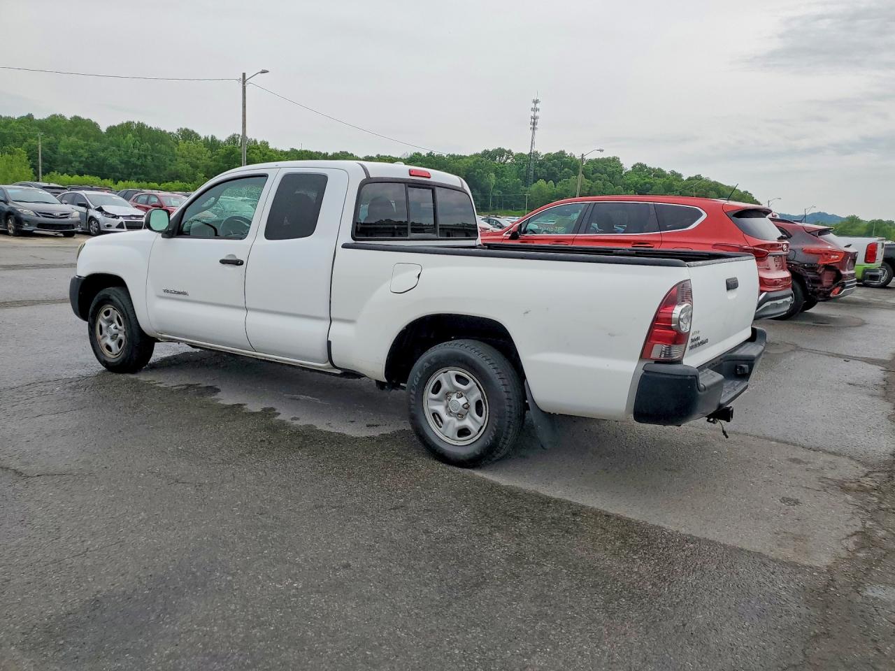 2009 Toyota Tacoma Access Cab Белый vin: 5TETX22N79Z626087