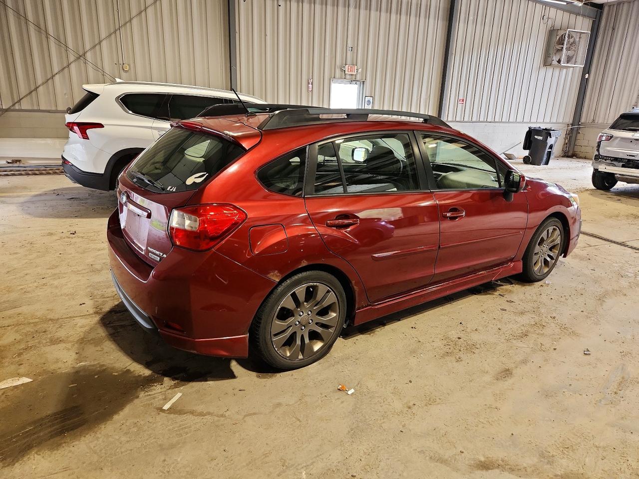 2012 Subaru Impreza Sport Premium Maroon vin: JF1GPAL67CH247320