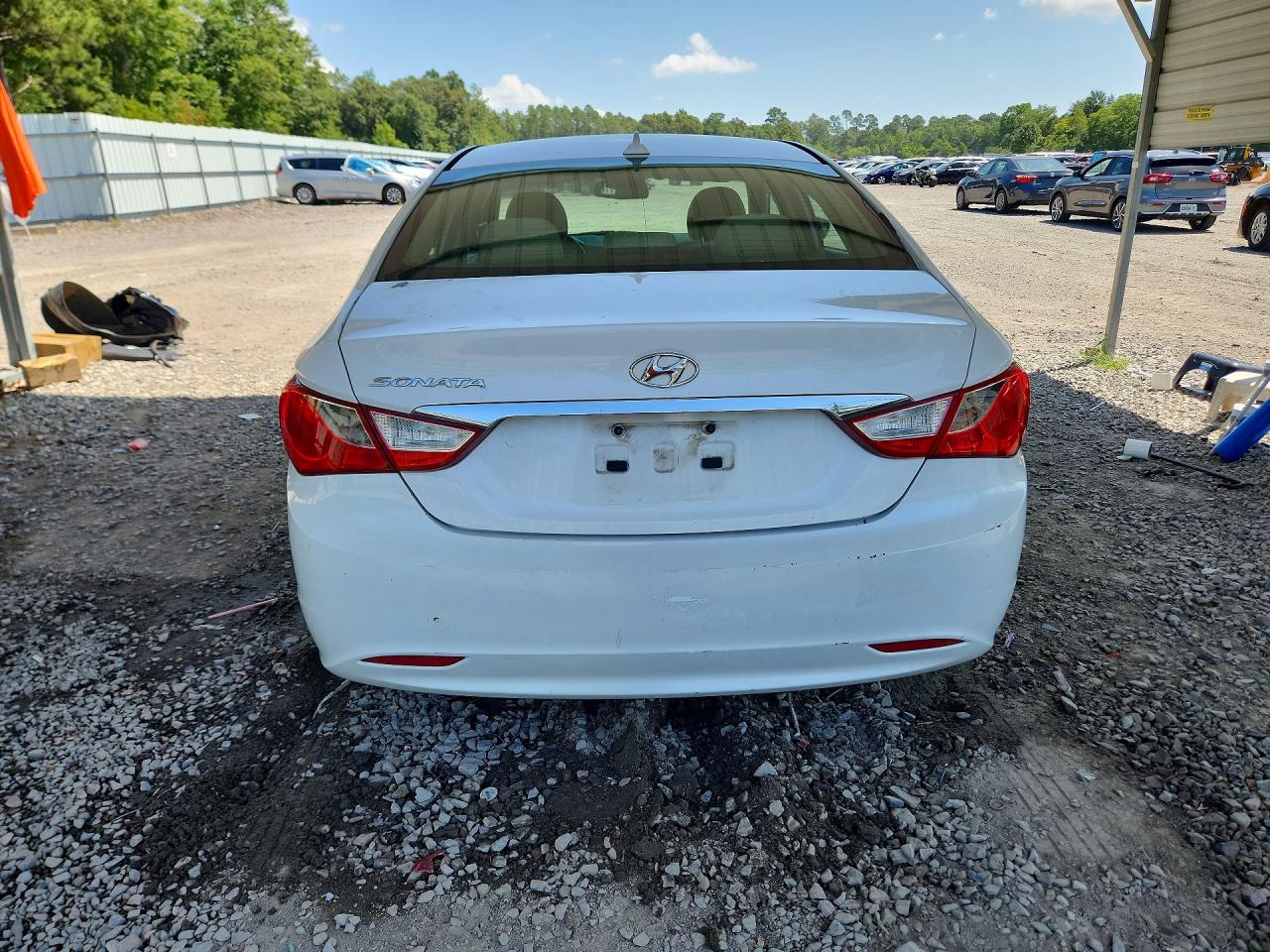 2013 Hyundai Sonata Gls White vin: 5NPEB4AC9DH623920