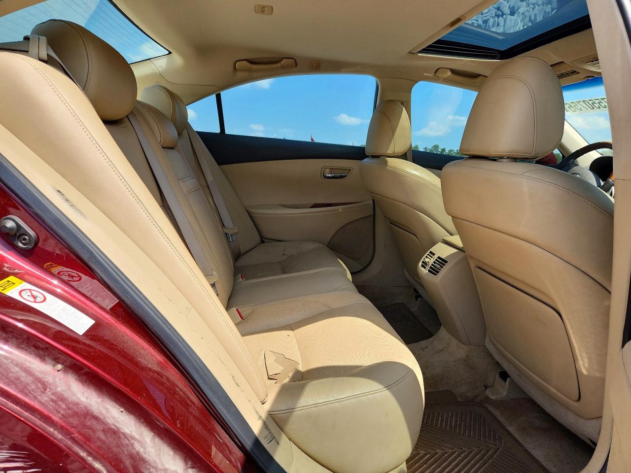 2007 Lexus Es 350 Maroon vin: JTHBJ46G772020258