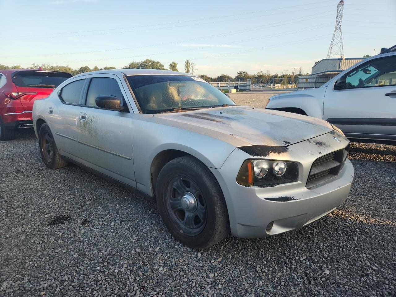 2007 Dodge Charger Se Silver vin: 2B3LA43R37H730374