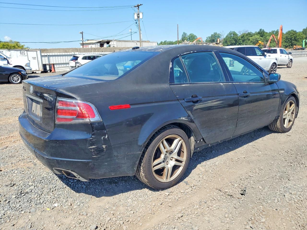 2008 Acura Tl Black vin: 19UUA66298A037081