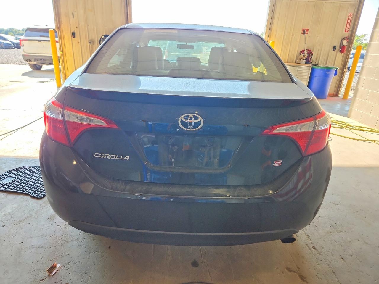 2015 Toyota Corolla L Black vin: 2T1BURHE3FC387983