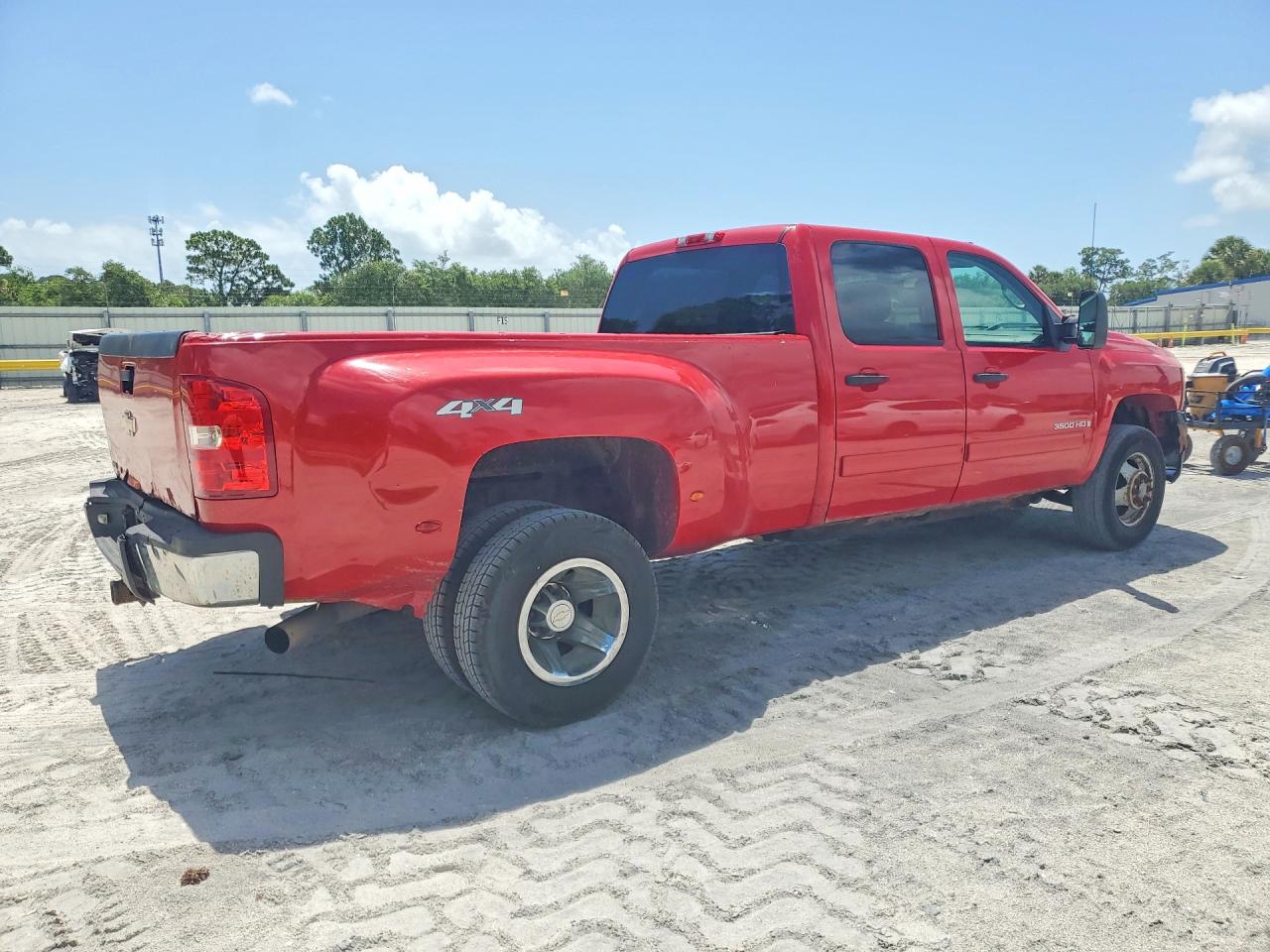 2009 Chevrolet Silverado K3500 Lt Red vin: 1GCJK83669F186103