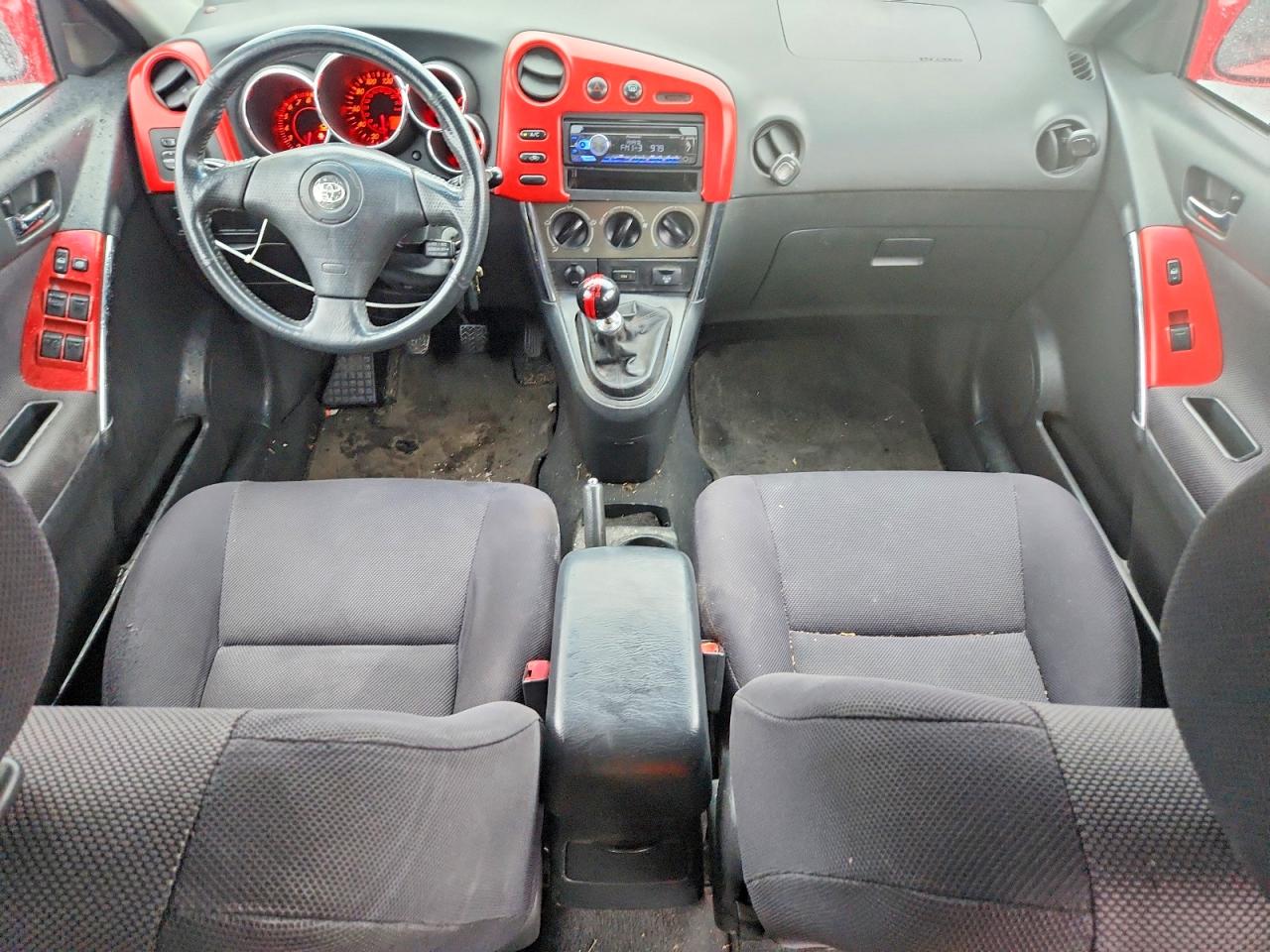 2003 Toyota Corolla Matrix Xrs Red vin: 2T1KY32E03C121388
