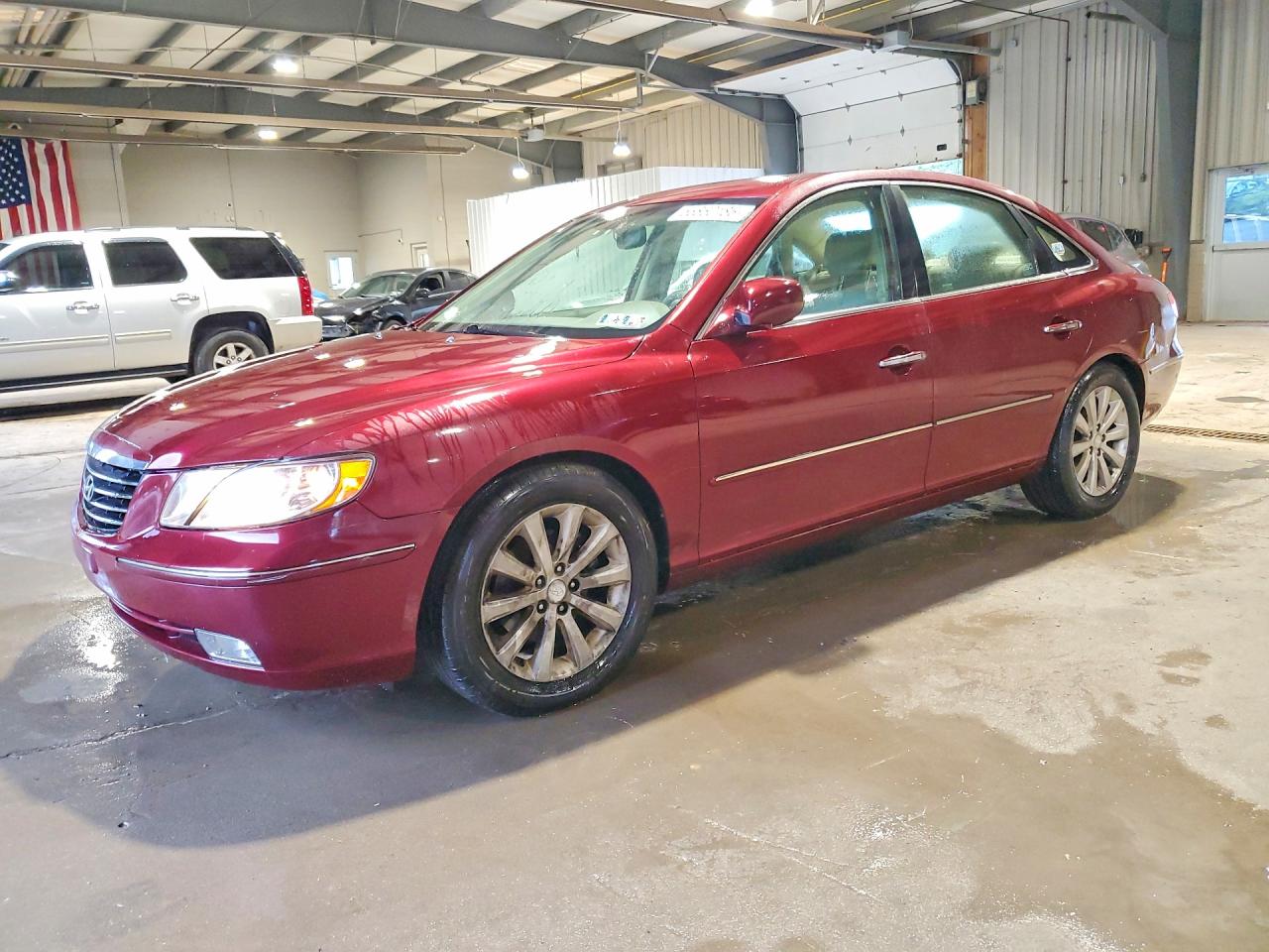 2009 Hyundai Azera Gls Темно-бордовый vin: KMHFC46D69A380399