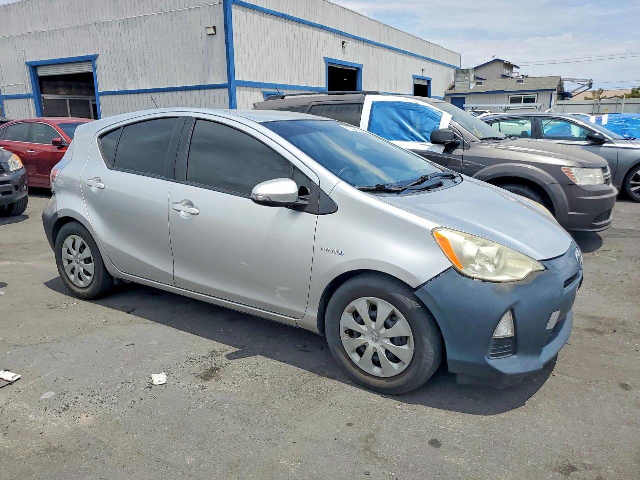 2013 Toyota Prius C Two Silver vin: JTDKDTB39D1052927