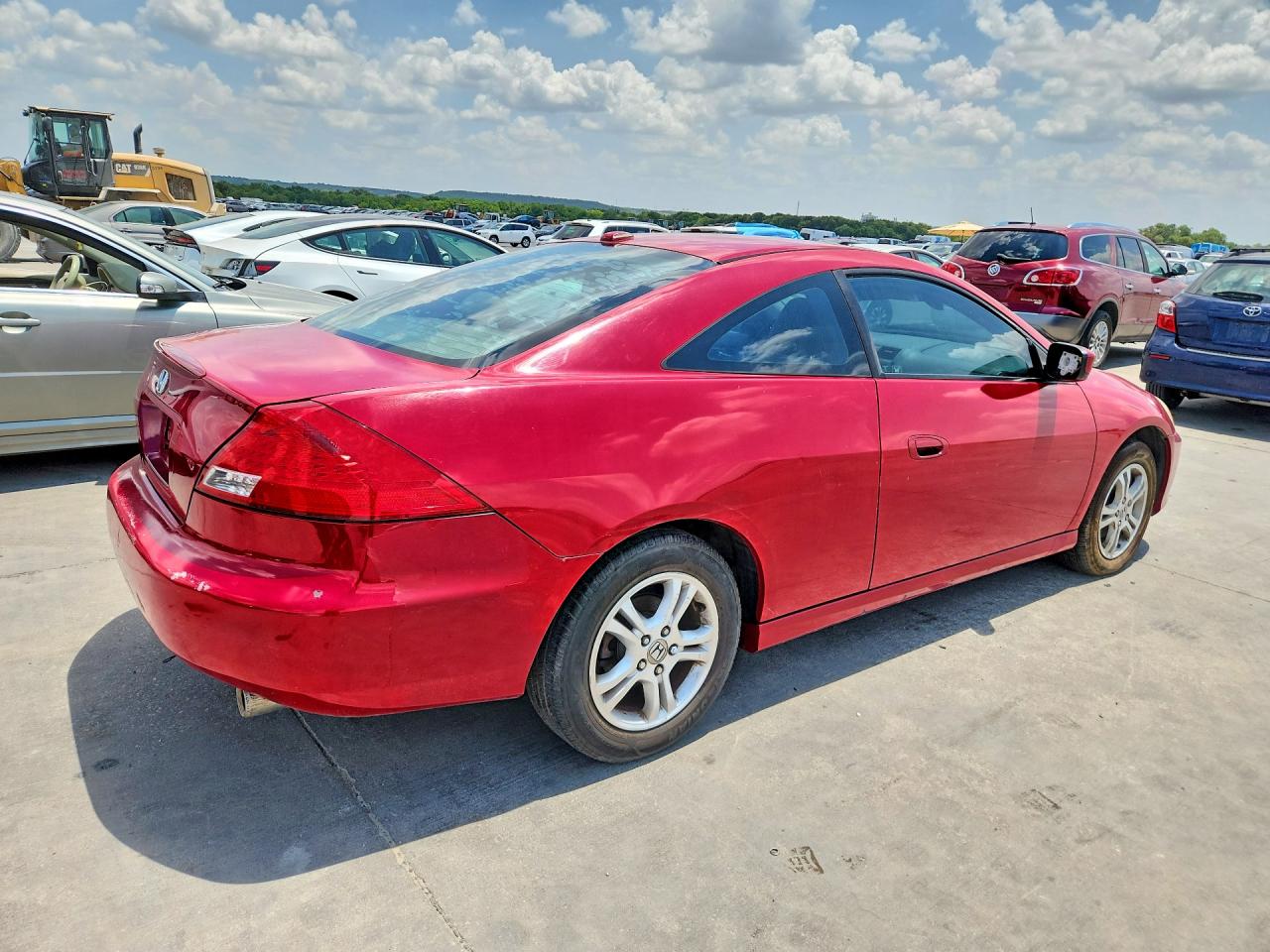 2006 Honda Accord Ex Red vin: 1HGCM72646A024429