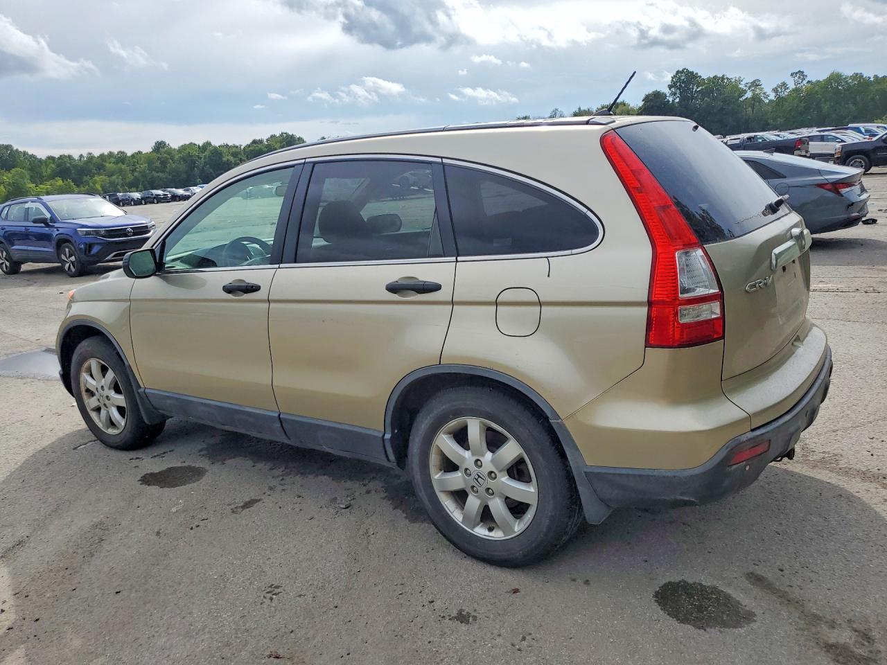 2007 Honda Cr-v Ex Бежевый vin: JHLRE485X7C068852