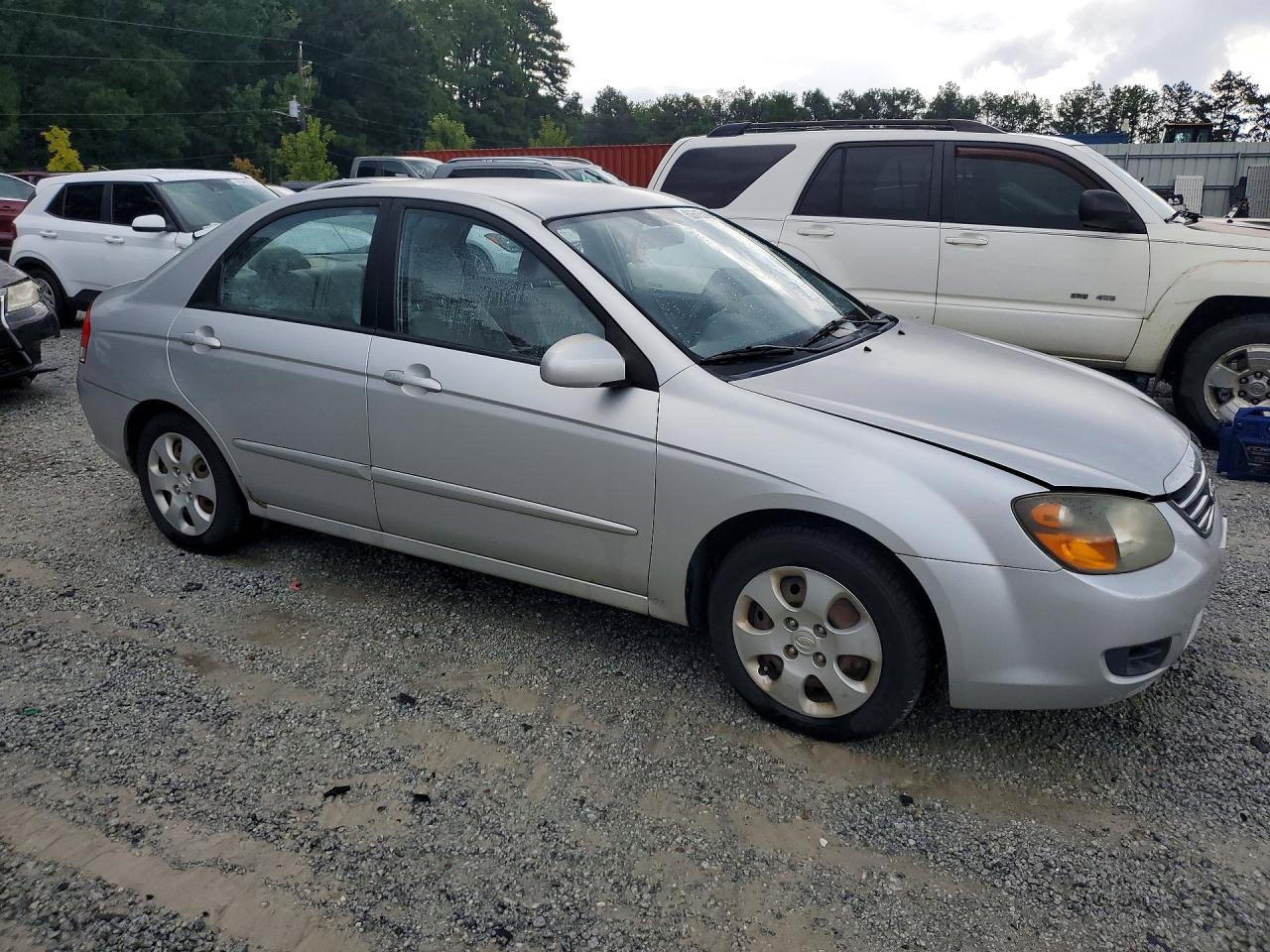 2009 Kia Spectra Lx Silver vin: KNAFE221095590968