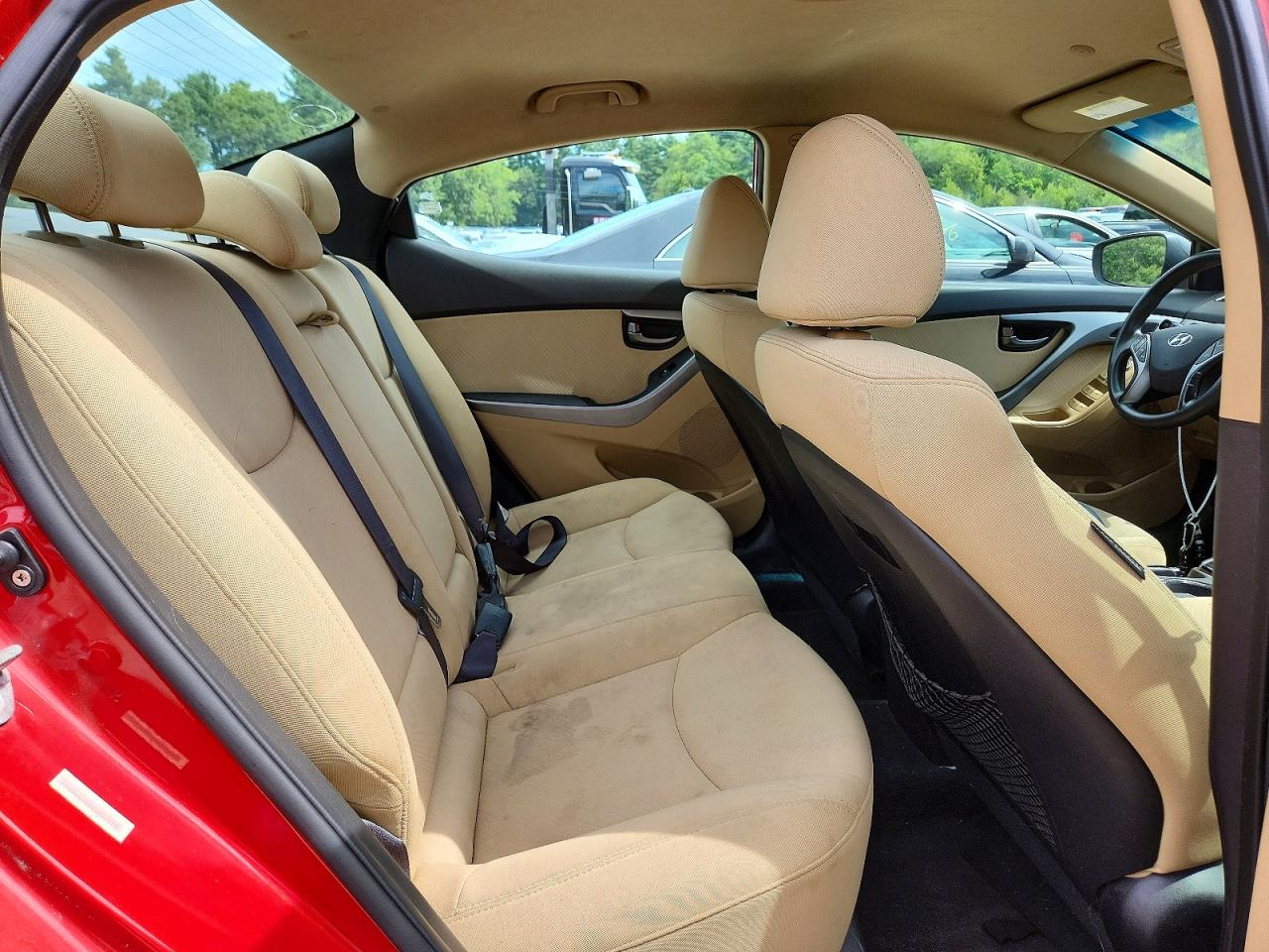 2013 Hyundai Elantra Gls Red vin: KMHDH4AE8DU617572