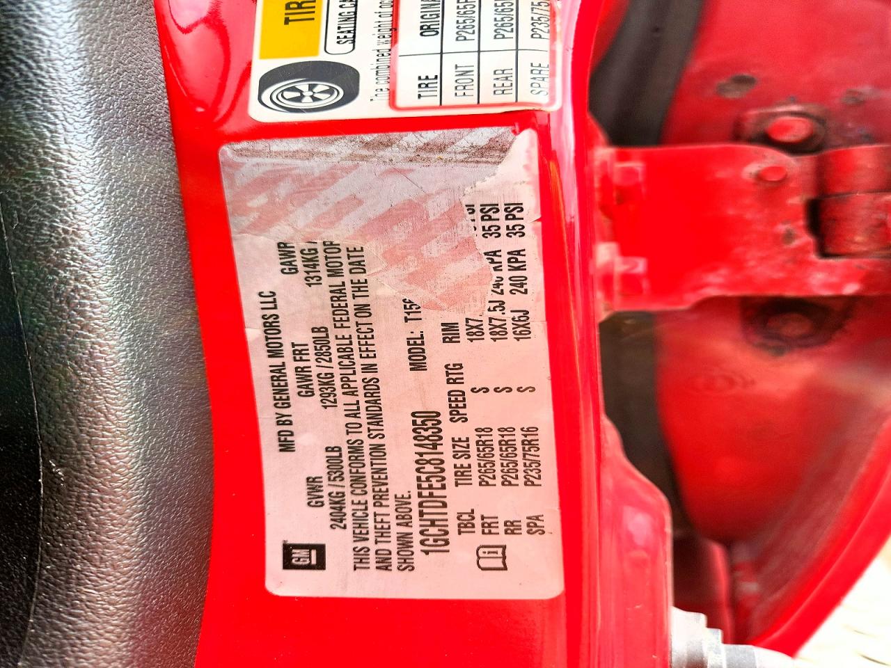 2012 Chevrolet Colorado Lt Red vin: 1GCHTDFE5C8148350