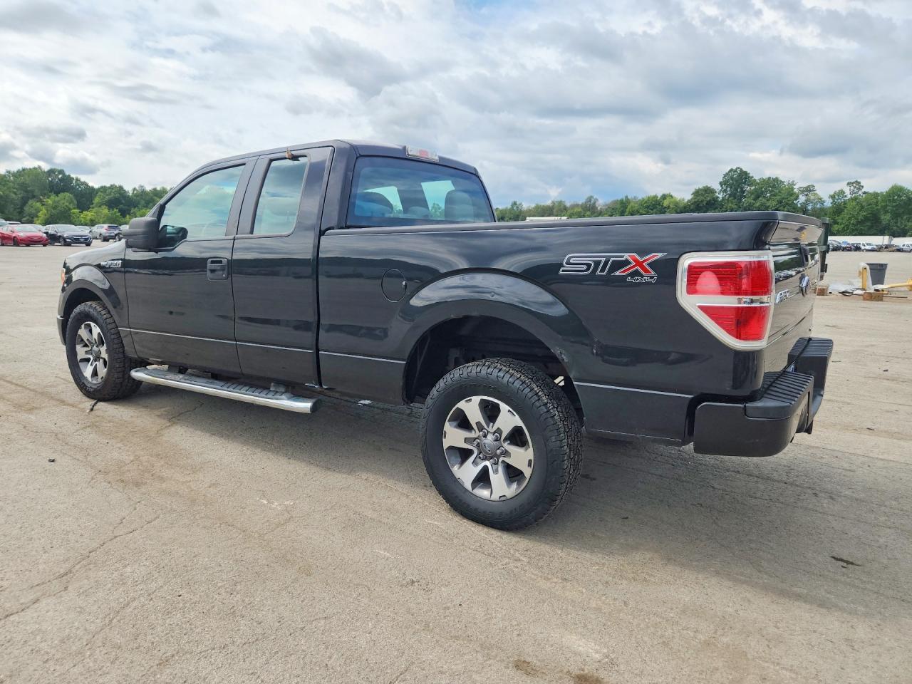 2014 Ford F150 Super Cab Black vin: 1FTEX1EM5EFC06518