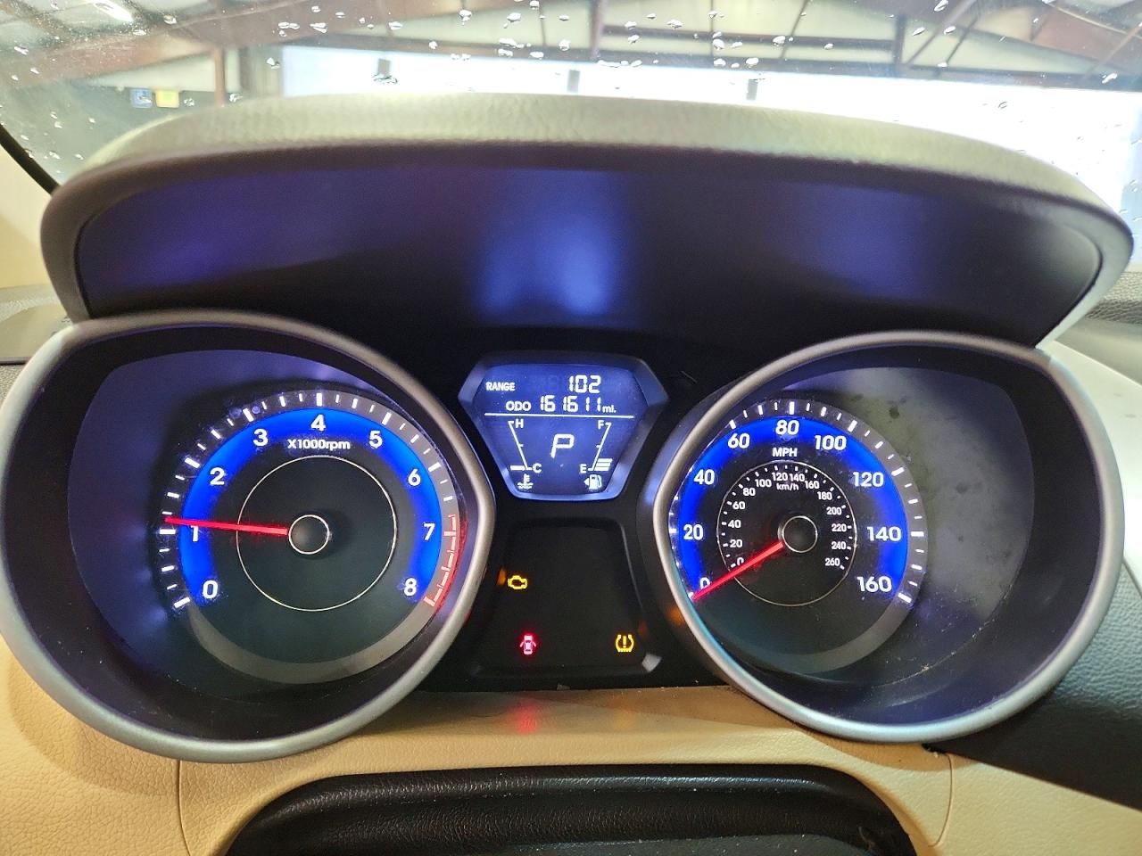 2012 Hyundai Elantra Gls White vin: 5NPDH4AEXCH083990
