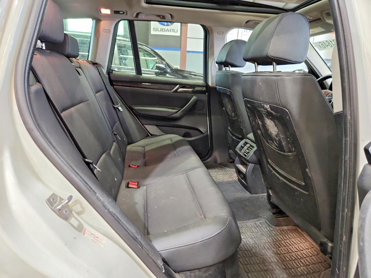 2015 Bmw X3 White vin: 5UXWY3C57F0E95559