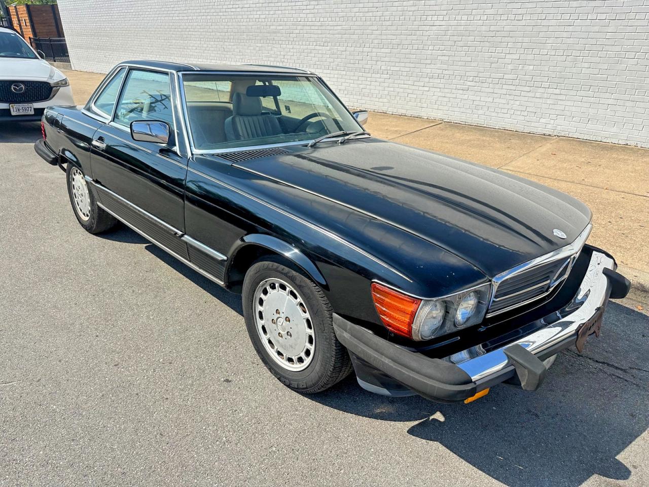 1986 Mercedes-benz 560sl Black vin: WDBBA4BD7GA039241