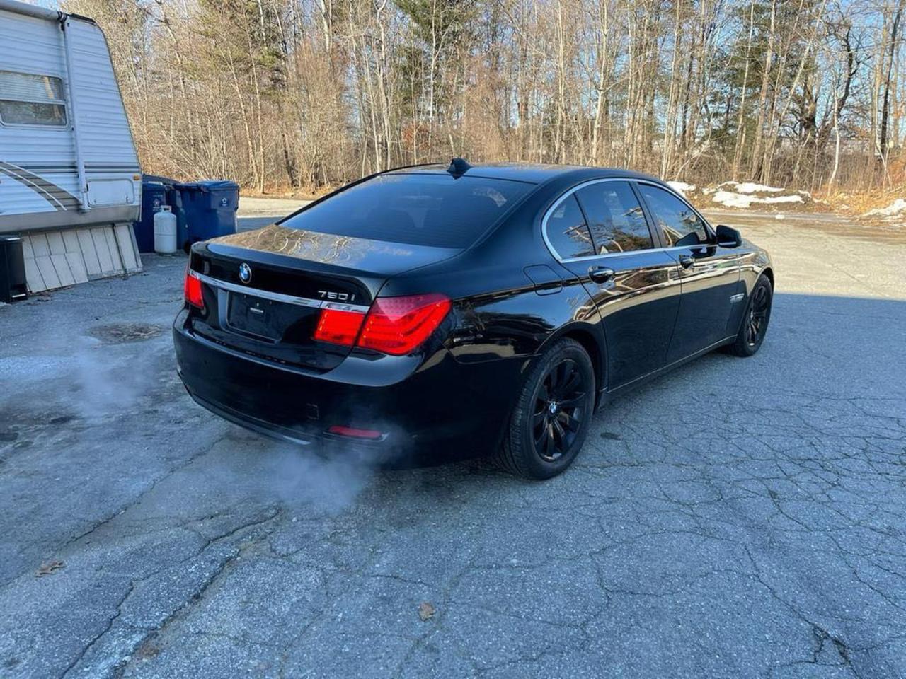 2010 Bmw 750 Li Xdrive Black vin: WBAKC8C53ACY68139