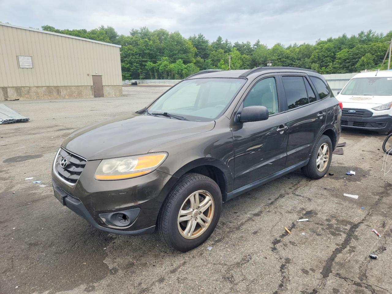 2011 Hyundai Santa Fe Gls Brown vin: 5XYZGDAB7BG065824