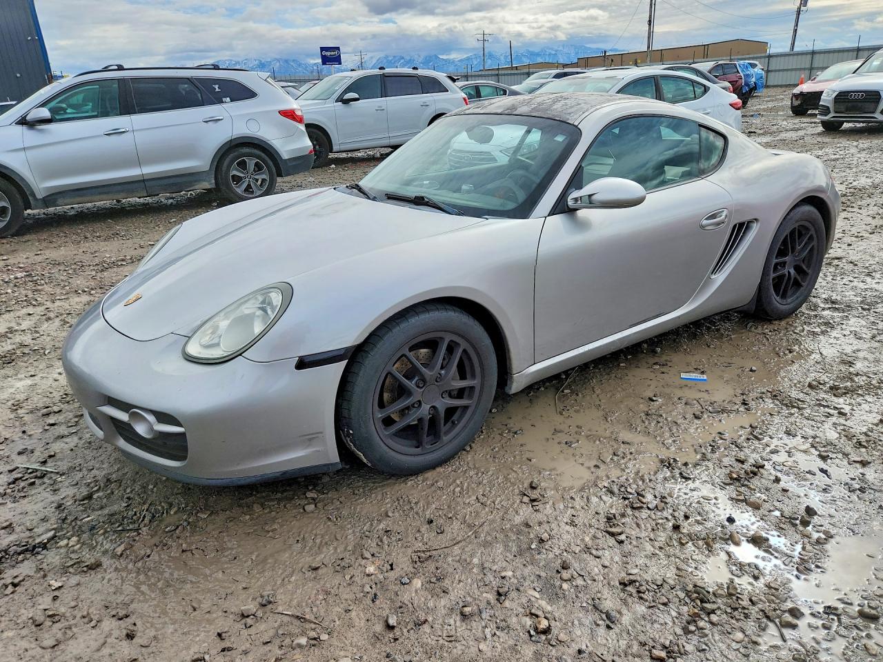 2007 Porsche Cayman Silver vin: WP0AA29827U762920