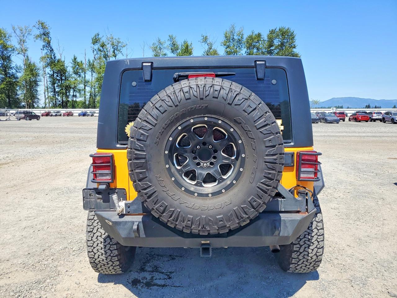 2012 Jeep Wrangler Sport Yellow vin: 1C4GJWAG6CL213998