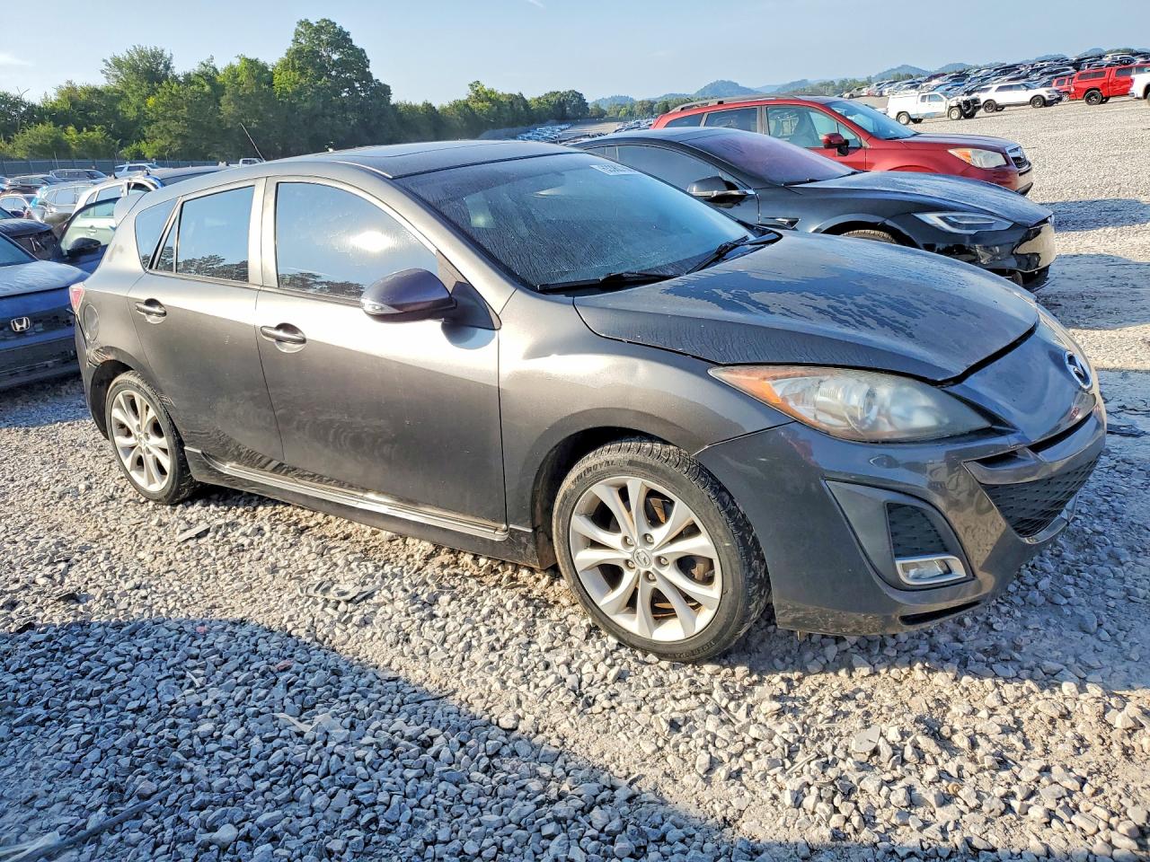 2010 Mazda 3 S Gray vin: JM1BL1H50A1237038