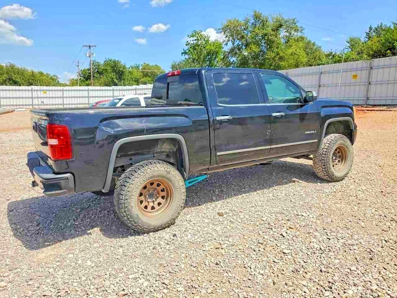 2014 Gmc Sierra K1500 Denali Черный vin: 3GTU2WEC4EG373434