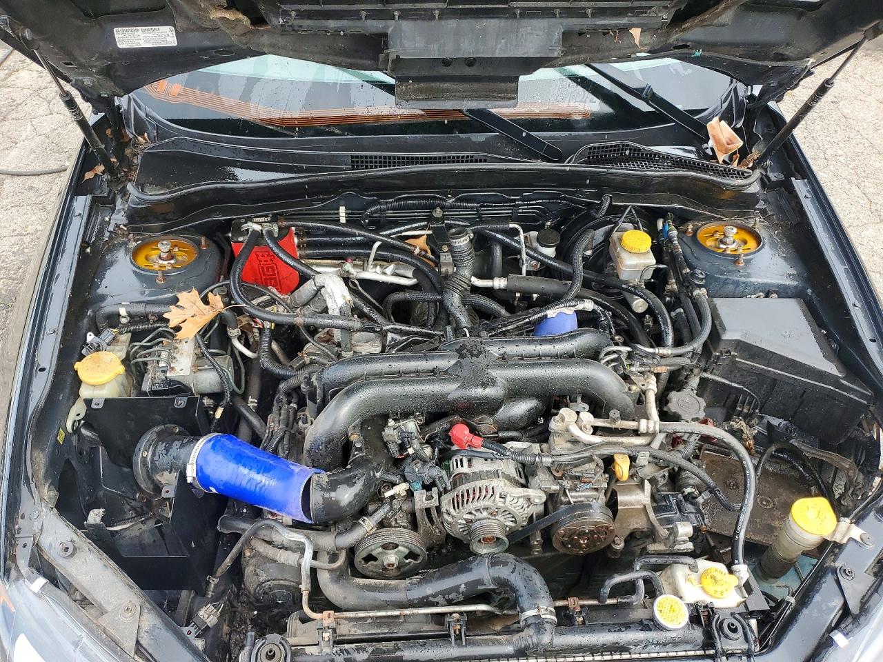 2010 Subaru Impreza Wrx Limited Черный vin: JF1GH7G65AG814301