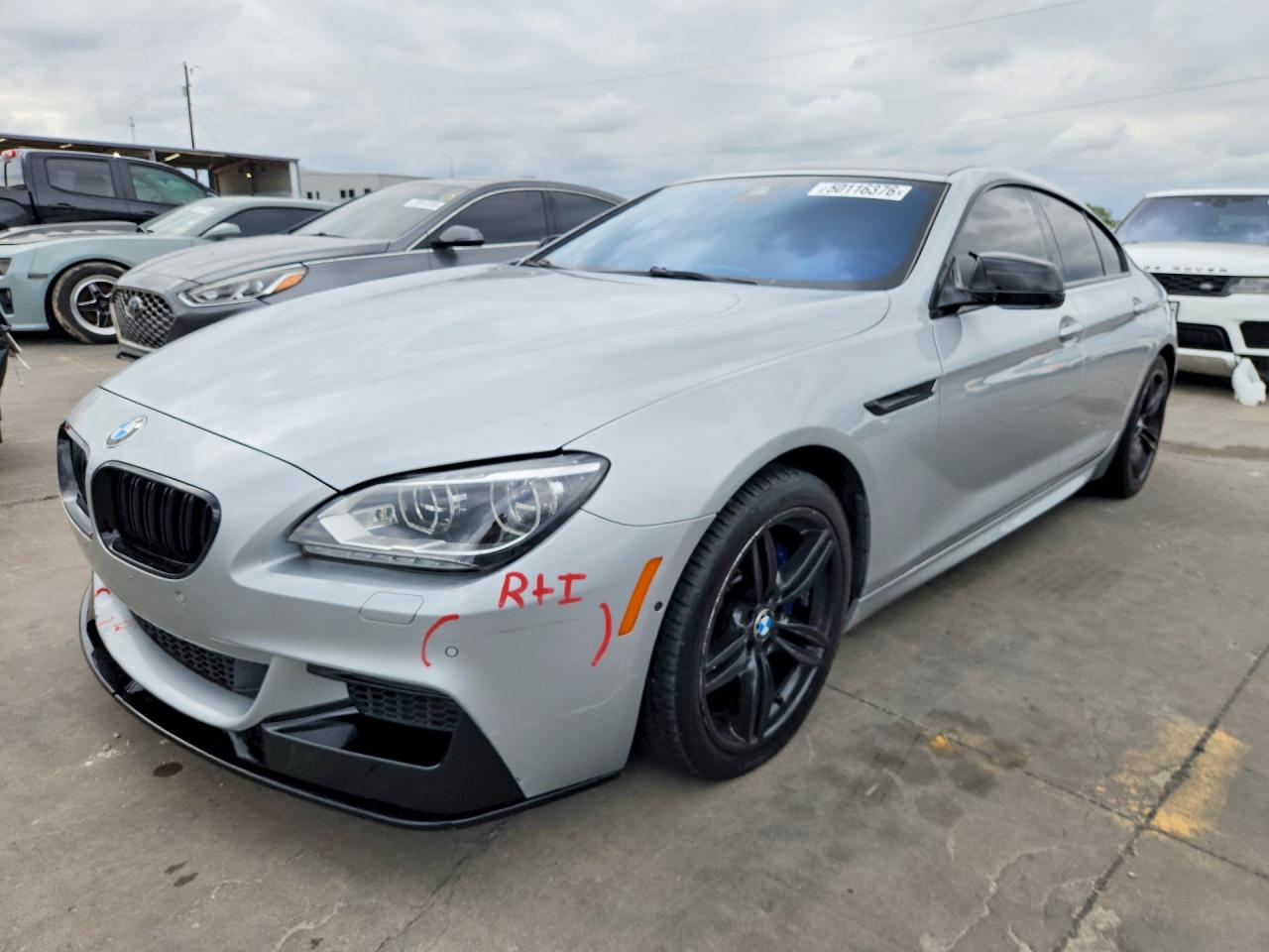 2015 Bmw 640 Xi Gran Coupe Silver vin: WBA6B8C51FD453908