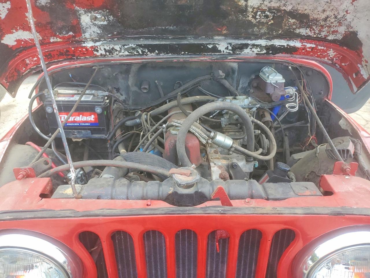 1981 Jeep Jeep Cj5 Red vin: 1JCCM85AXBT069649
