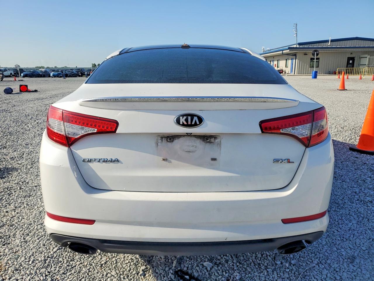 2013 Kia Optima Sx White vin: 5XXGR4A65DG093357
