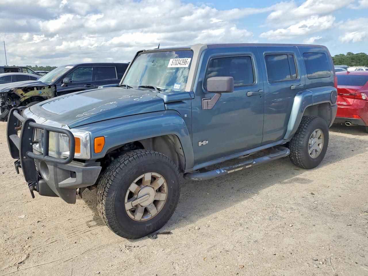 2006 Hummer H3 Gray vin: 5GTDN136968274972