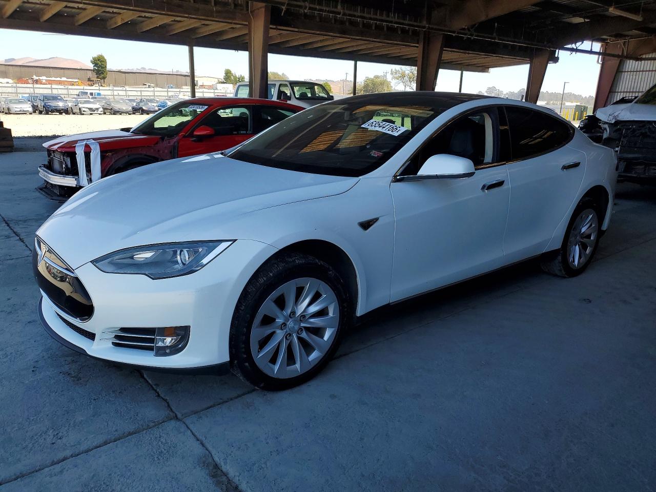 2012 Tesla Model S White vin: 5YJSA1CP2CFP02783