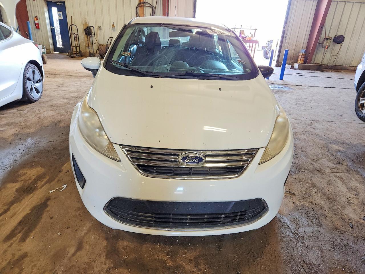 2013 Ford Fiesta Se White vin: 3FADP4BJ6DM224991