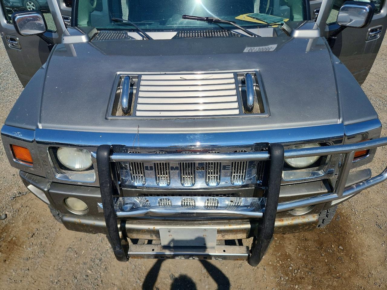 2003 Hummer H2 Suv Silver vin: 5GRGN23U13H127175