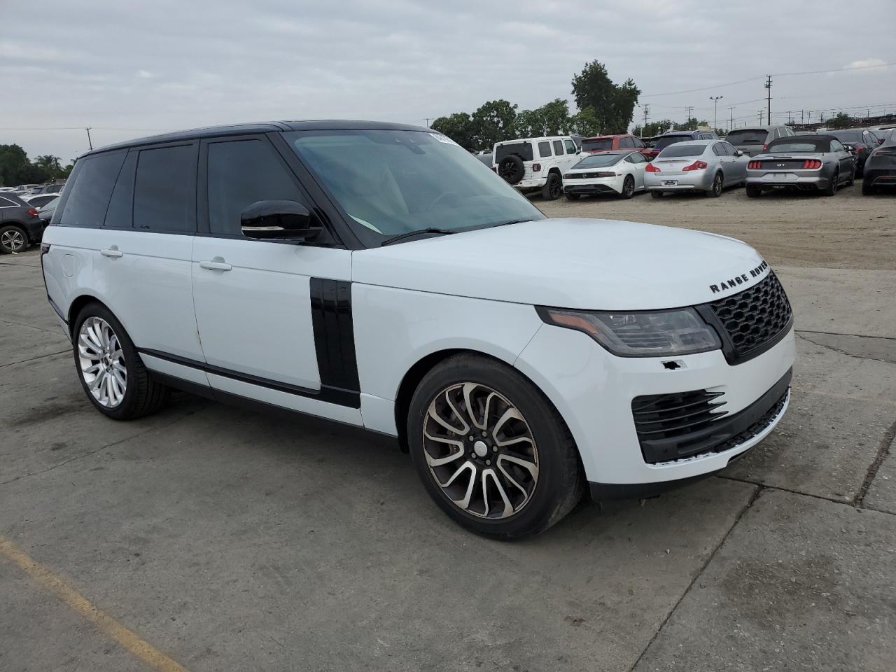2018 Land Rover Range Rover Hse Белый vin: SALGS2SV1JA387577