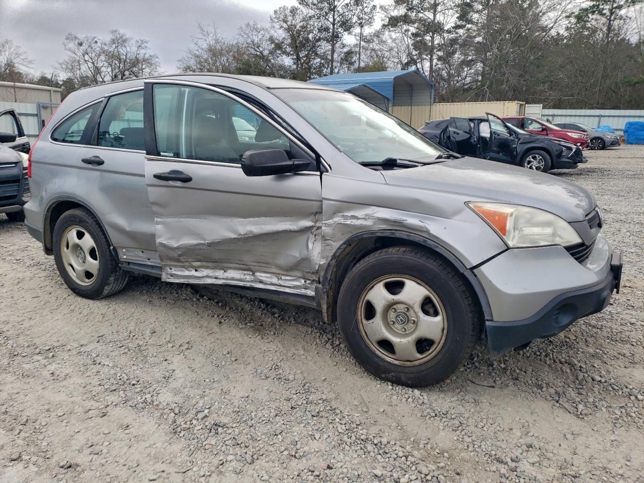 2008 Honda Cr-v Lx Silver vin: 5J6RE48308L003452