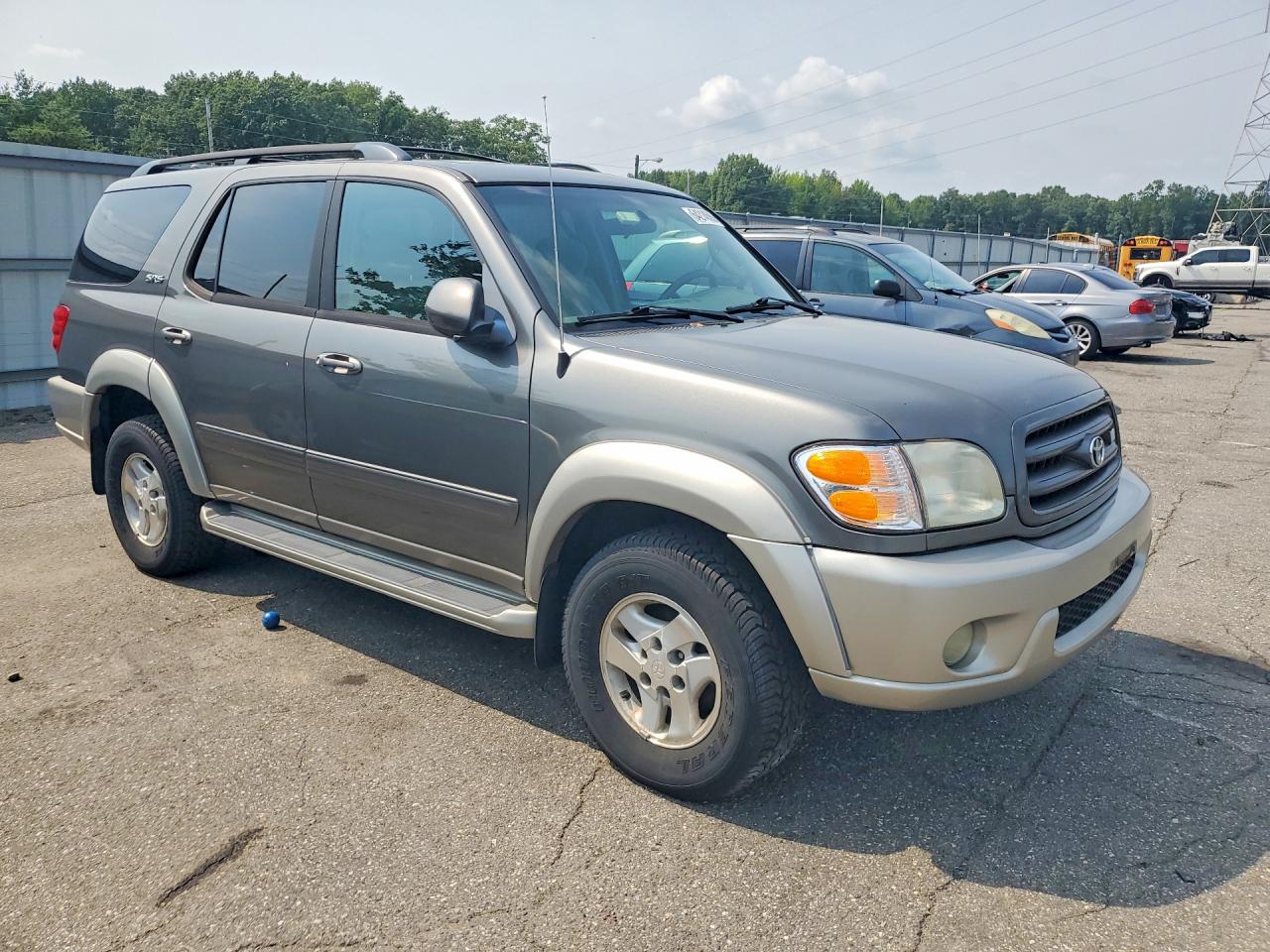 2003 Toyota Sequoia Sr5 Gray vin: 5TDBT44A23S164104